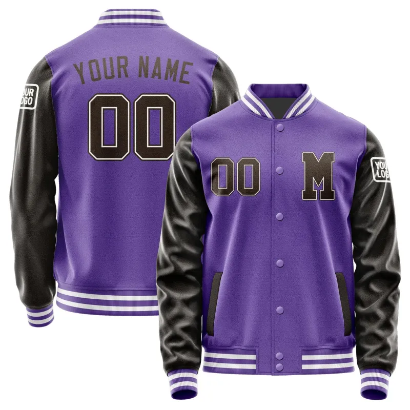 Custom Light Purple Brown Jacket sold by Tailorly