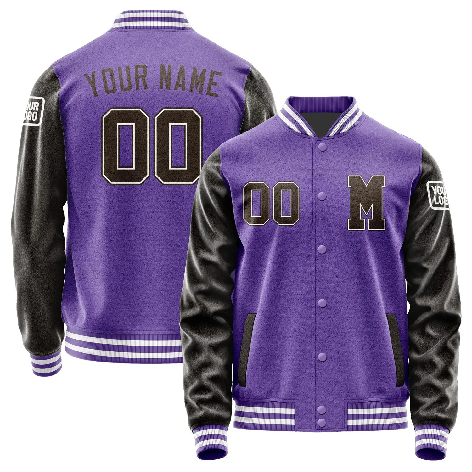Custom Light Purple Brown Jacket sold by Tailorly