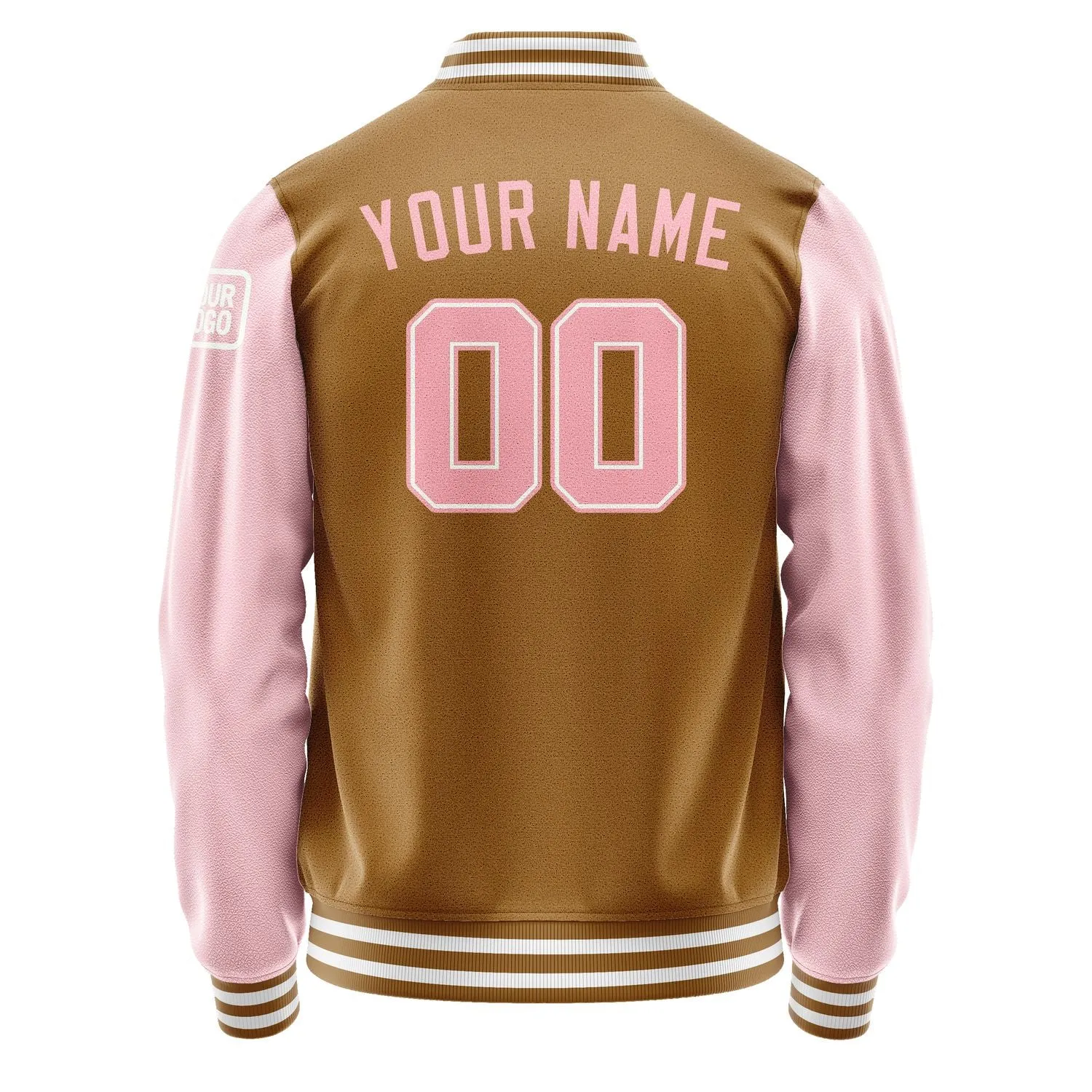 Custom Khaki Light Pink Jacket sold by Tailorly product image thumbnail 3