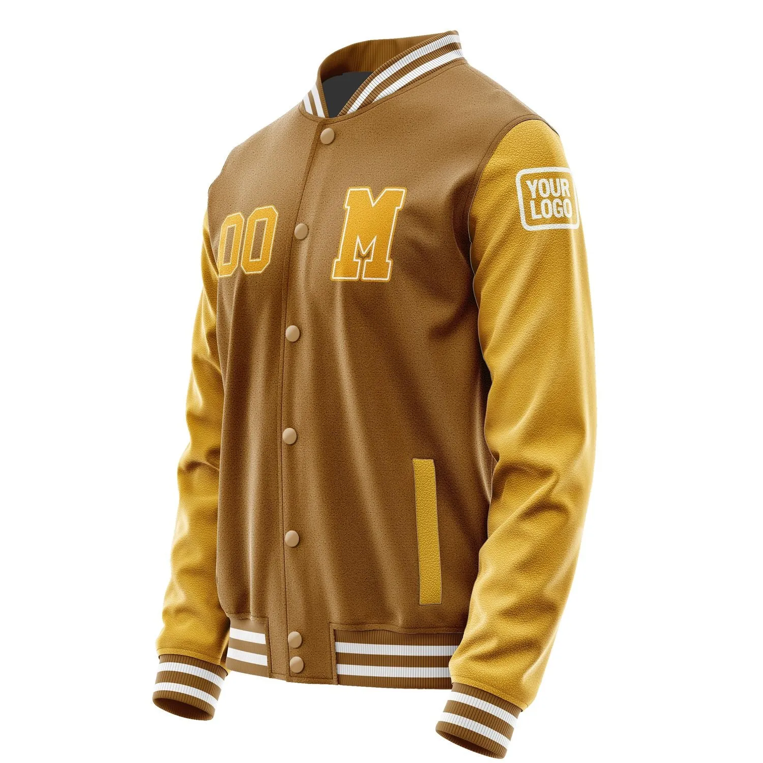 Custom Khaki Yellow Jacket sold by Tailorly product image thumbnail 2