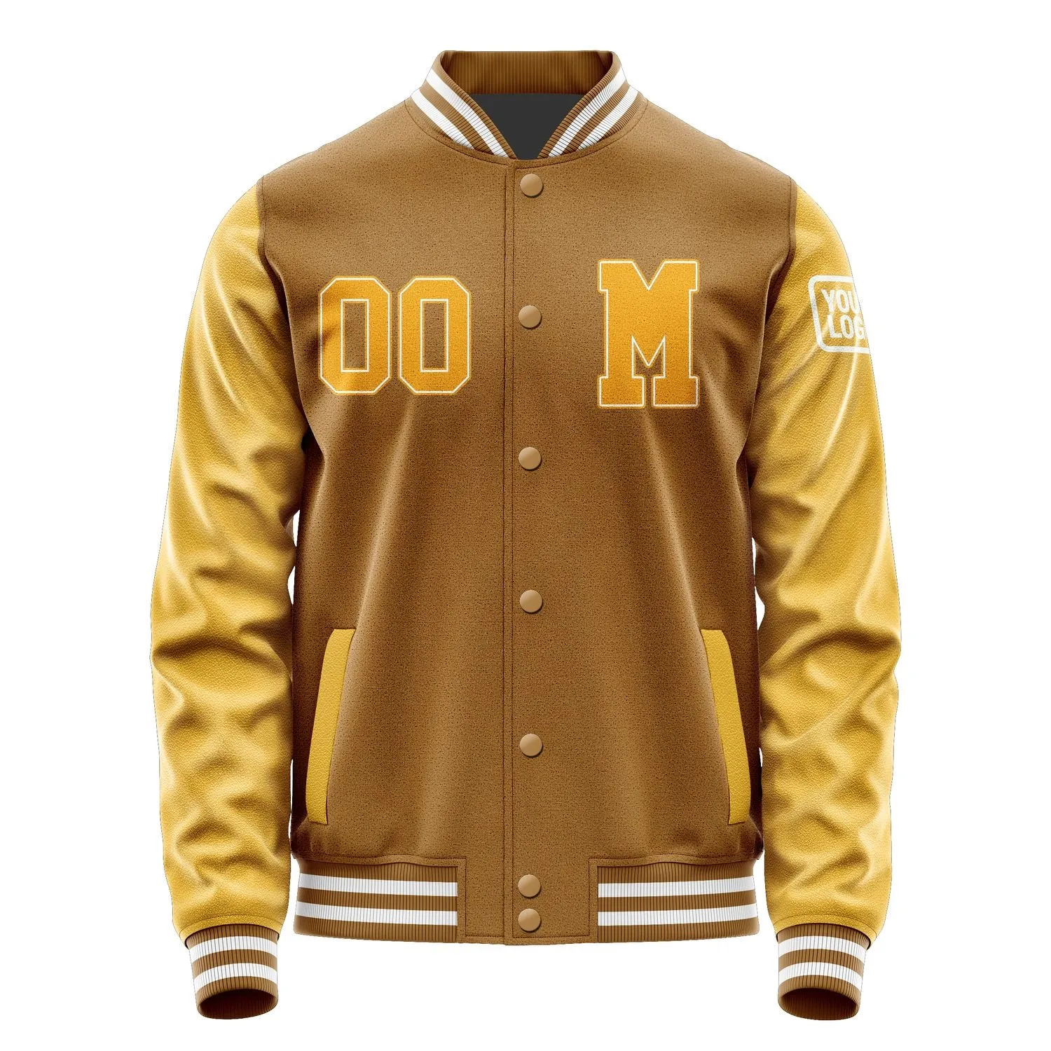 Custom Khaki Yellow Jacket sold by Tailorly product image thumbnail 4