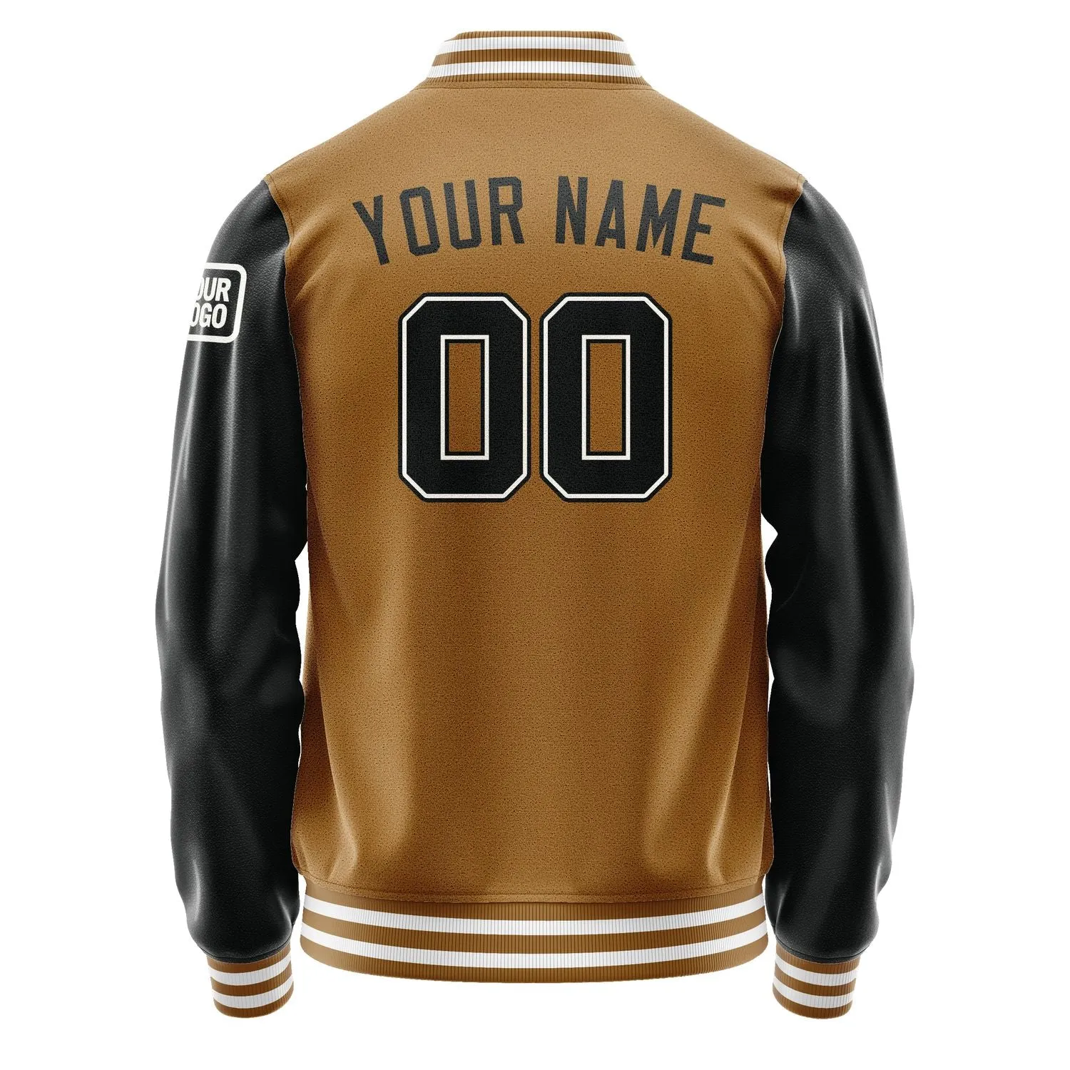 Custom Khaki Black Jacket sold by Tailorly product image thumbnail 3