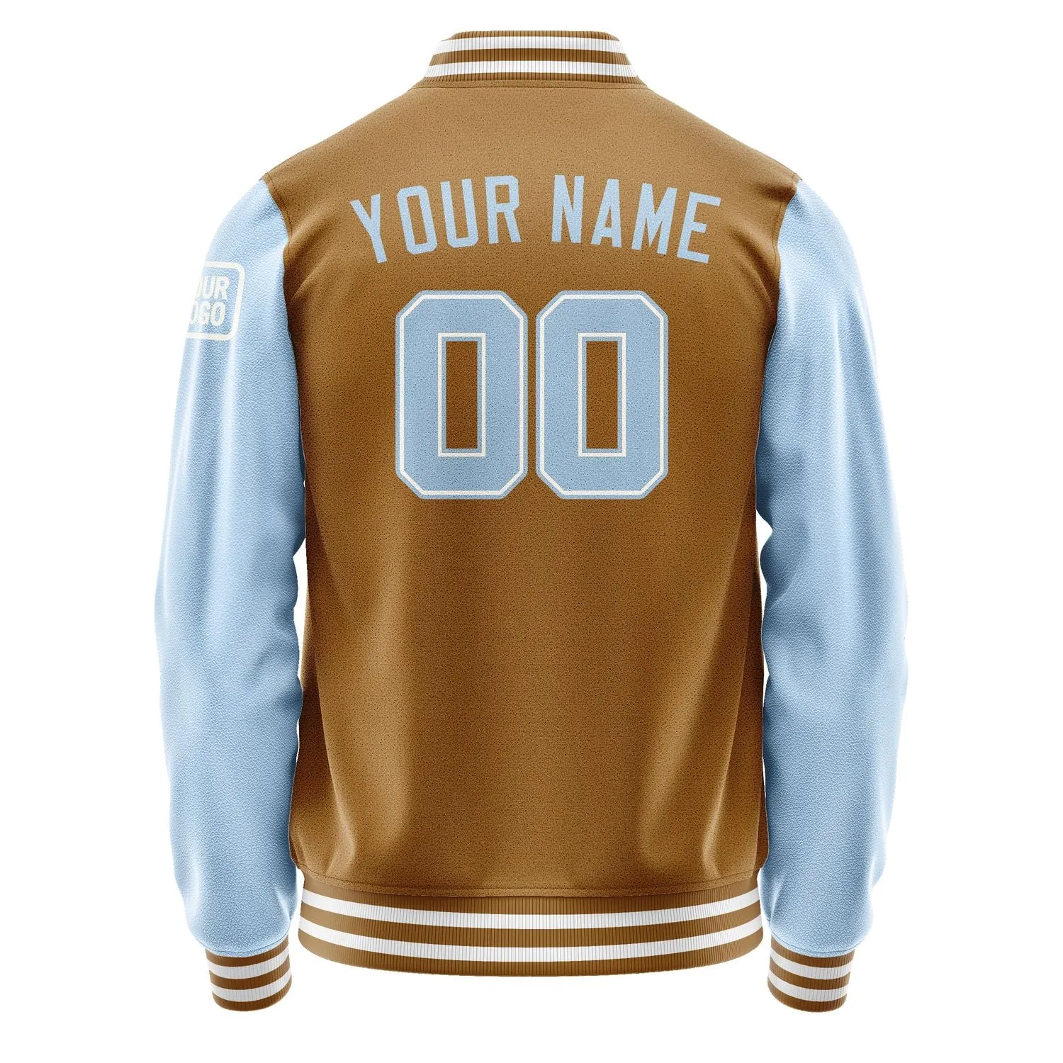 Custom Khaki Light Blue Jacket sold by Tailorly product image thumbnail 3
