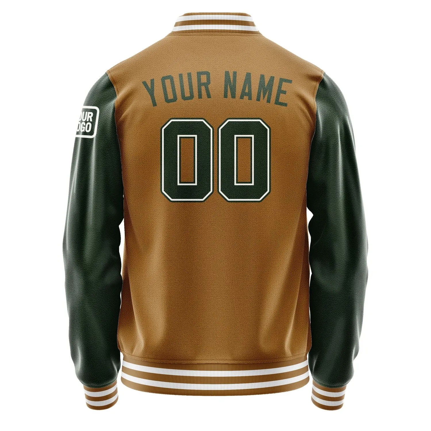 Custom Khaki Dark Green Jacket sold by Tailorly product image thumbnail 3