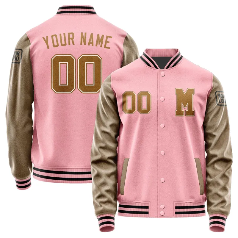 Custom Light Pink Khaki Jacket sold by Tailorly
