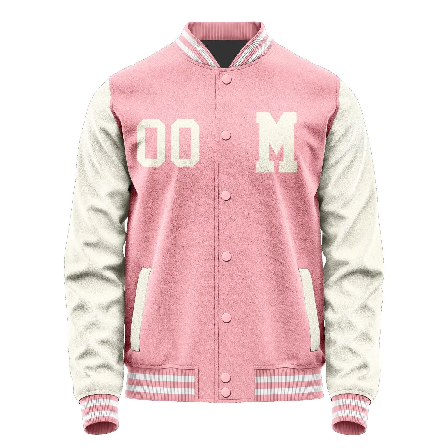 Custom Light Pink Cream Jacket sold by Tailorly product image thumbnail 4