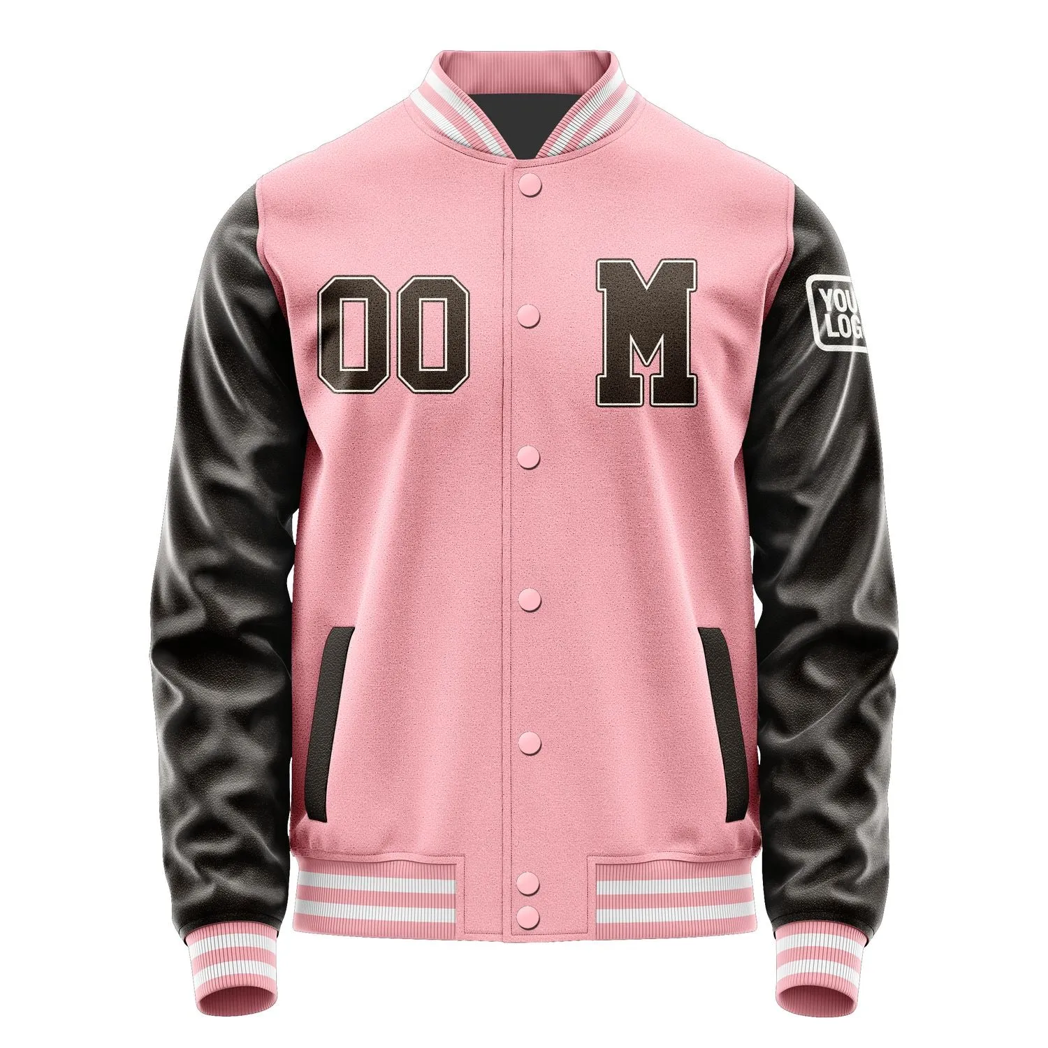 Custom Light Pink Brown Jacket sold by Tailorly product image thumbnail 4