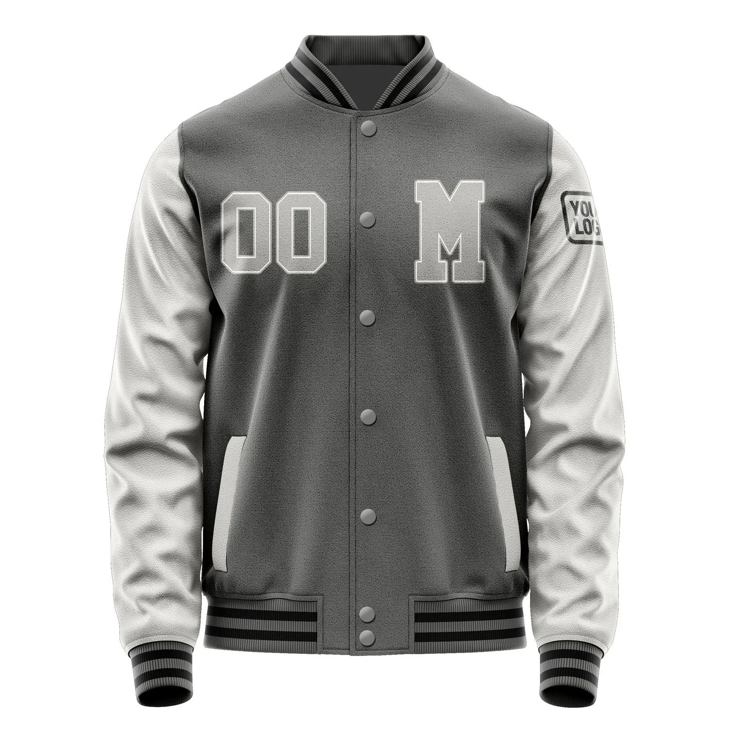 Custom Dark Grey Gray Jacket sold by Tailorly product image thumbnail 4