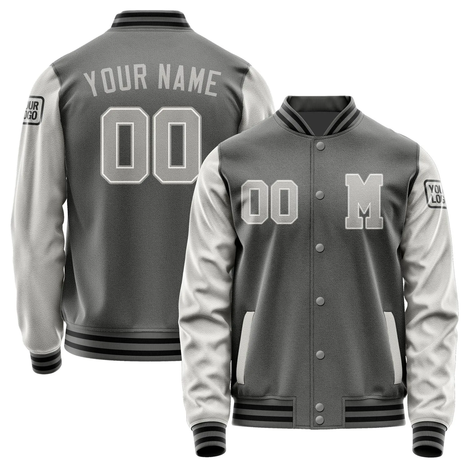 Custom Dark Grey Gray Jacket sold by Tailorly