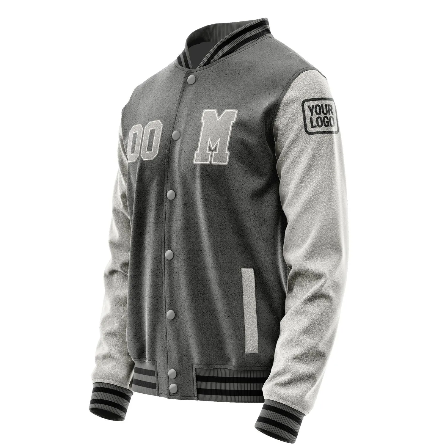 Custom Dark Grey Gray Jacket sold by Tailorly product image thumbnail 2