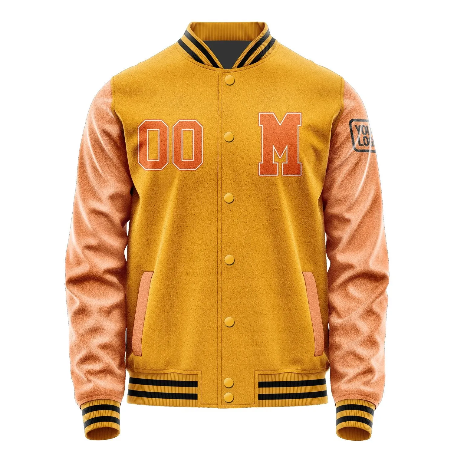 Custom Yellow Orange Jacket sold by Tailorly product image thumbnail 4
