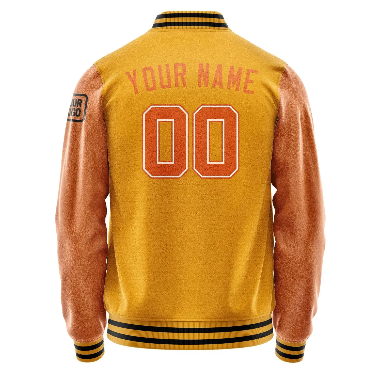 Custom Yellow Orange Jacket sold by Tailorly product image thumbnail 3