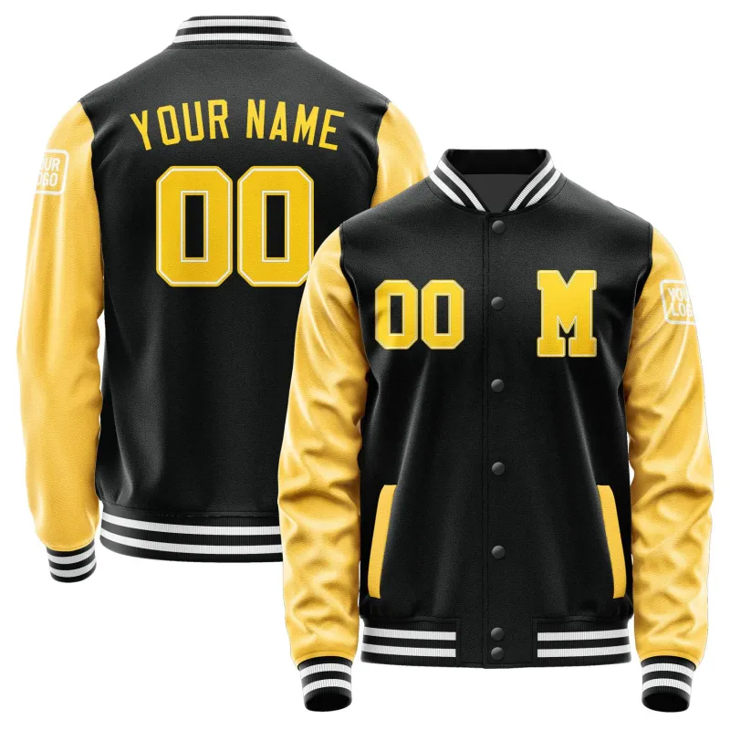 Custom Black Gold Jacket sold by Tailorly