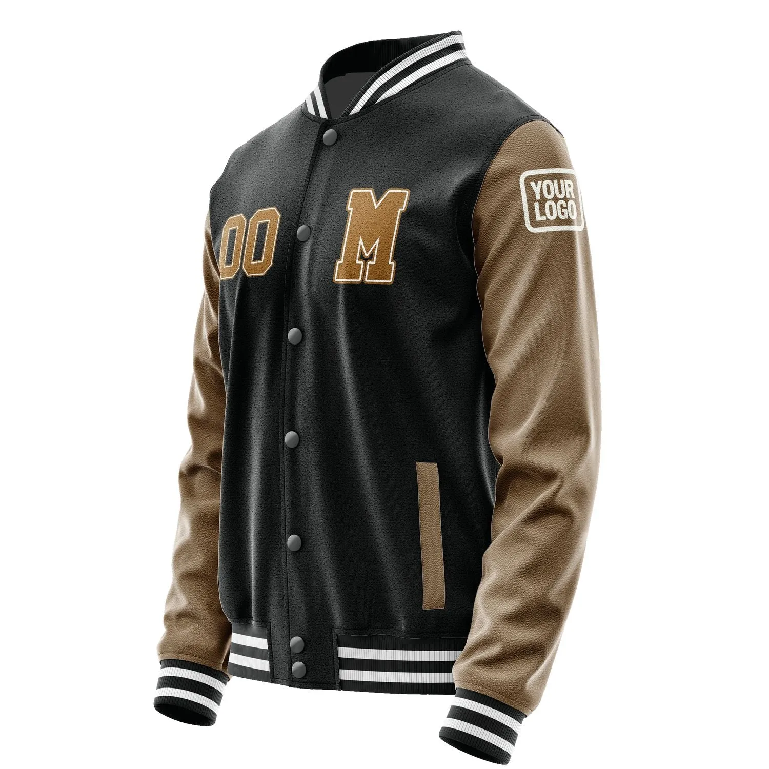 Custom Black Khaki Jacket sold by Tailorly product image thumbnail 2