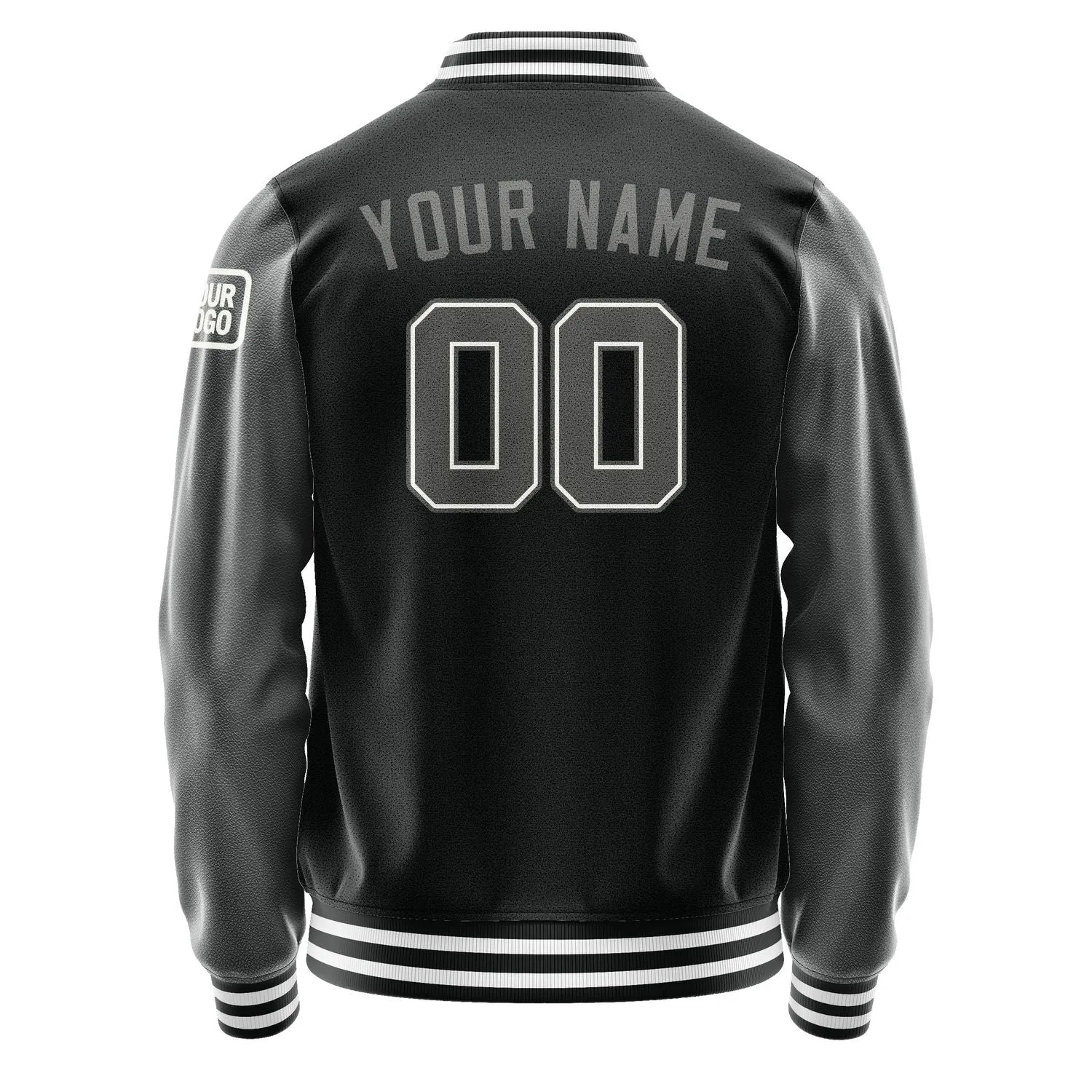 Custom Black Dark Grey Jacket sold by Tailorly product image thumbnail 3