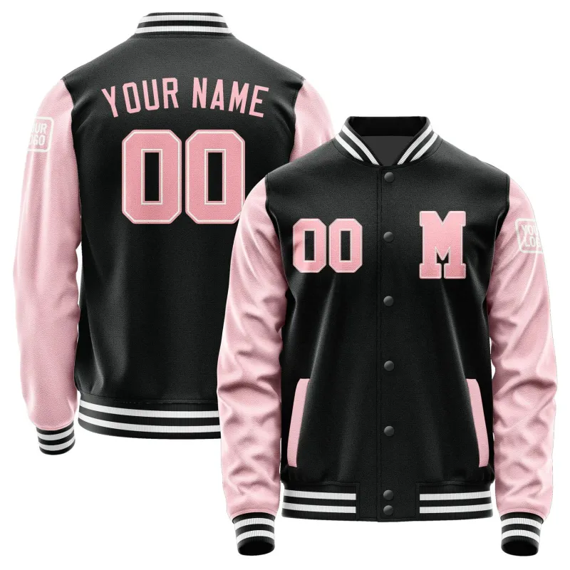 Custom Black Light Pink Jacket sold by Tailorly