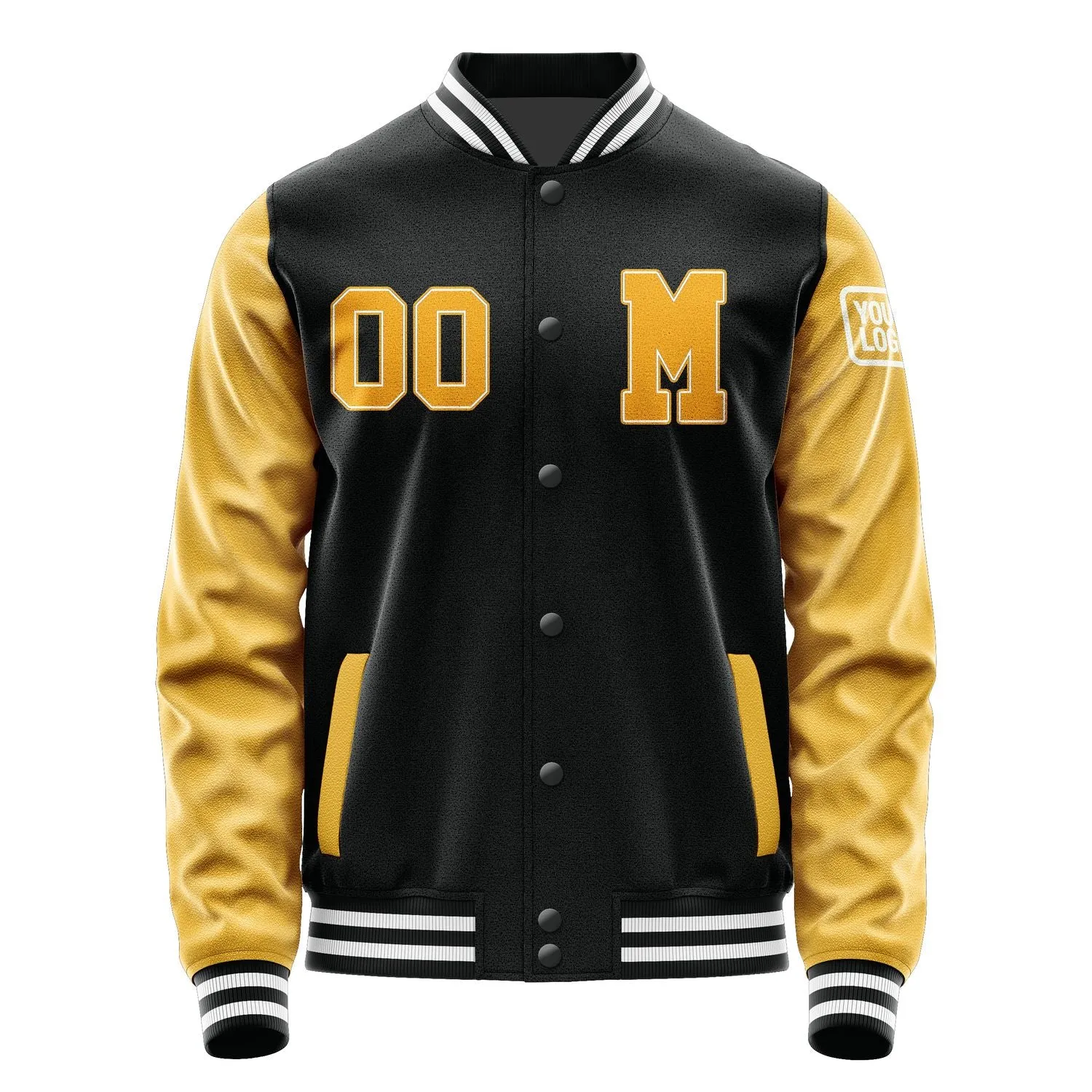 Custom Black Yellow Jacket sold by Tailorly product image thumbnail 4