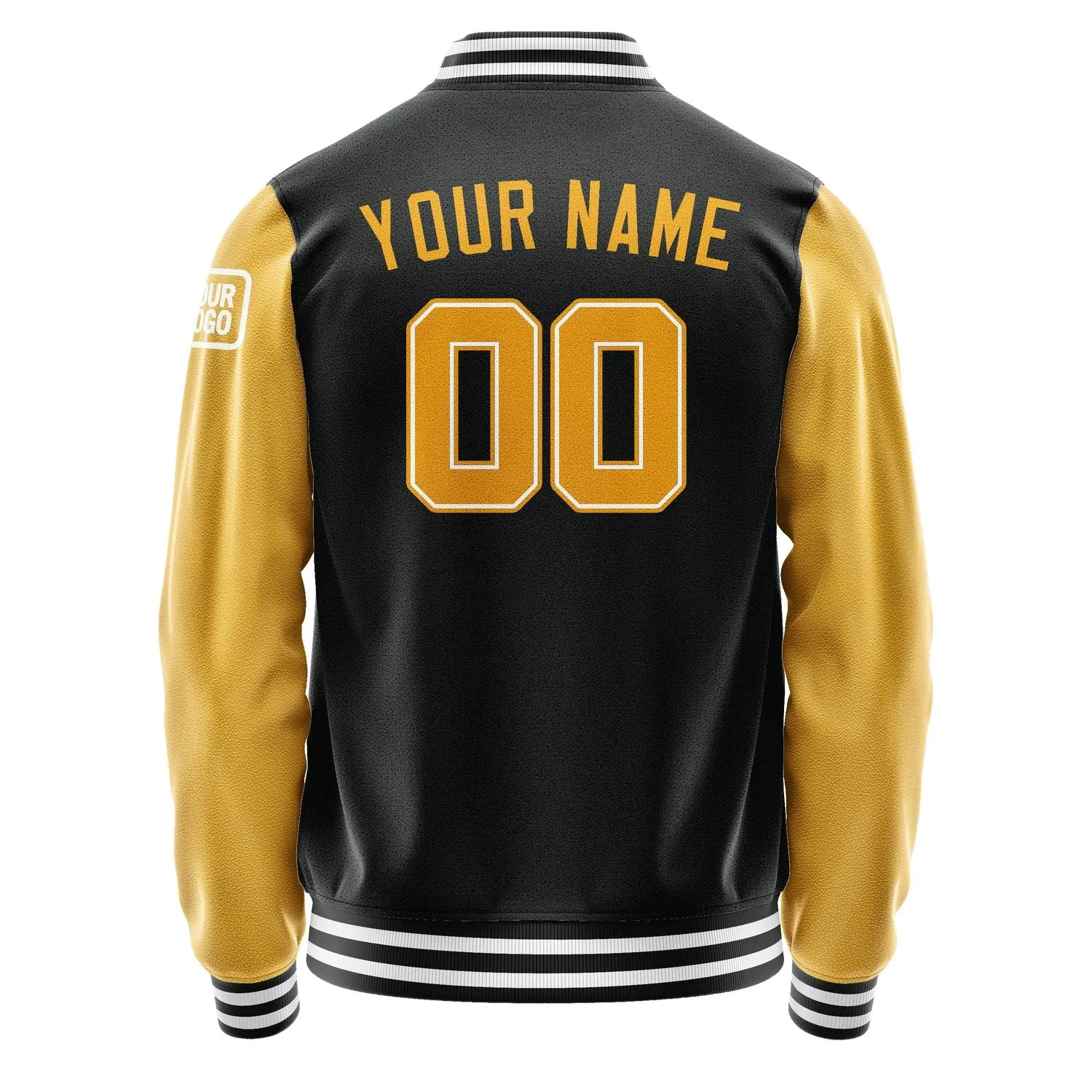 Custom Black Yellow Jacket sold by Tailorly product image thumbnail 3