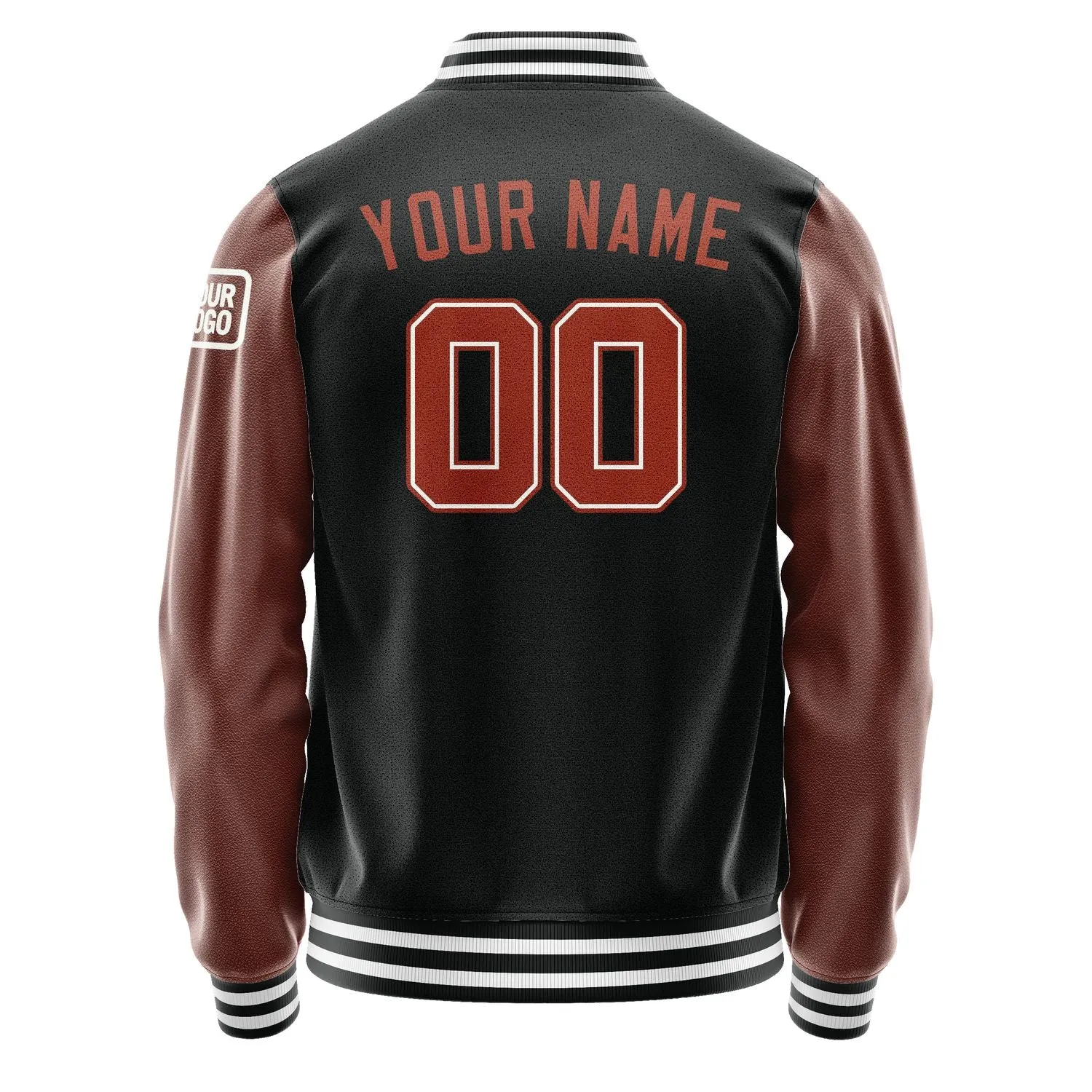 Custom Black Coral Red Jacket sold by Tailorly product image thumbnail 3