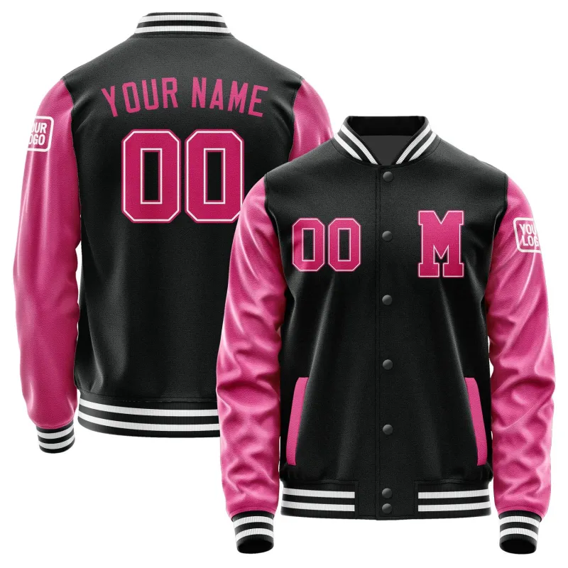Custom Black Pink Jacket sold by Tailorly