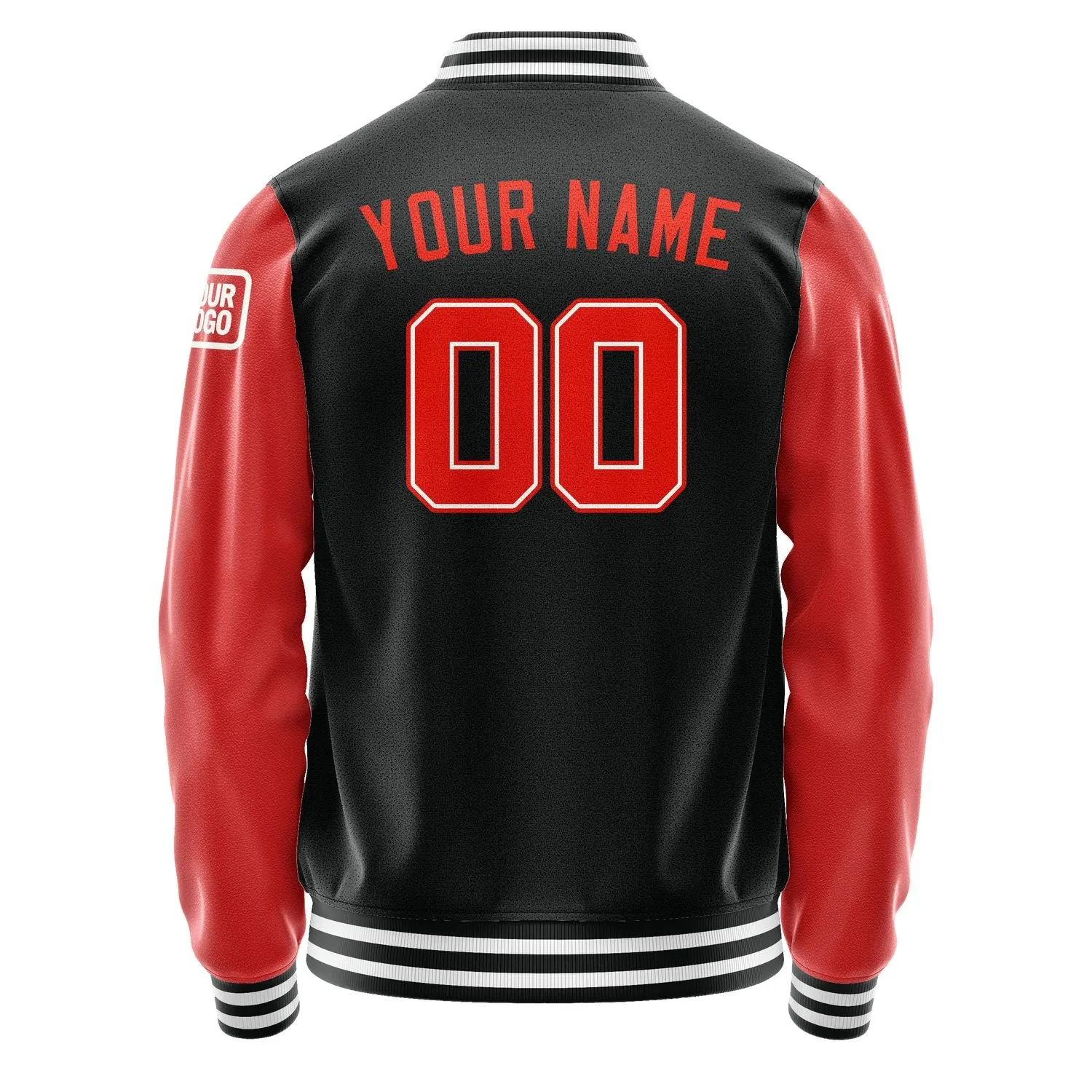 Custom Black Orange Red Jacket sold by Tailorly product image thumbnail 3