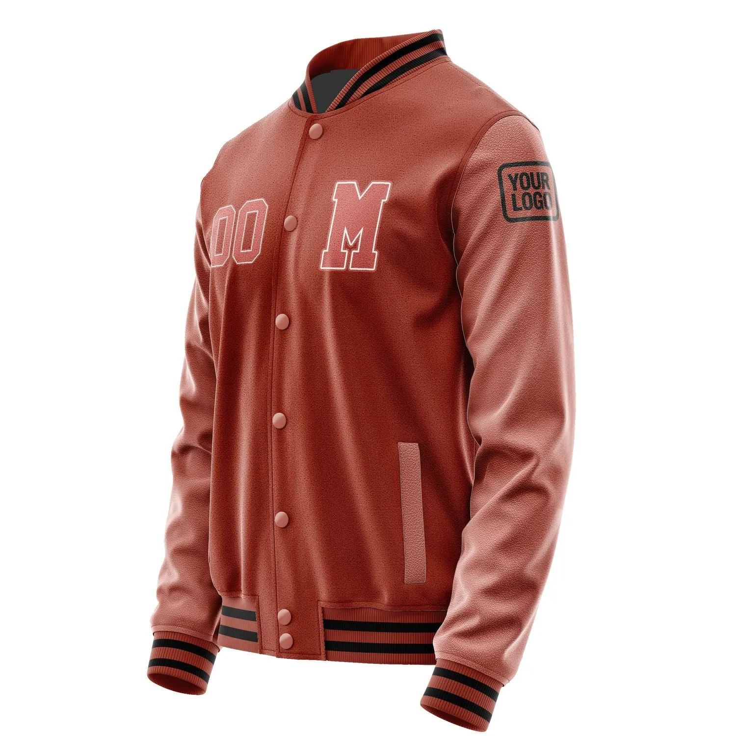 Custom Coral Red Copper Rose Jacket sold by Tailorly product image thumbnail 2