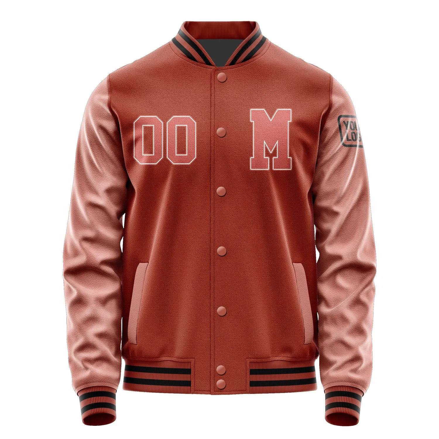 Custom Coral Red Copper Rose Jacket sold by Tailorly product image thumbnail 4