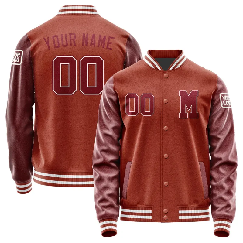 Custom Coral Red Crimson Red Jacket sold by Tailorly