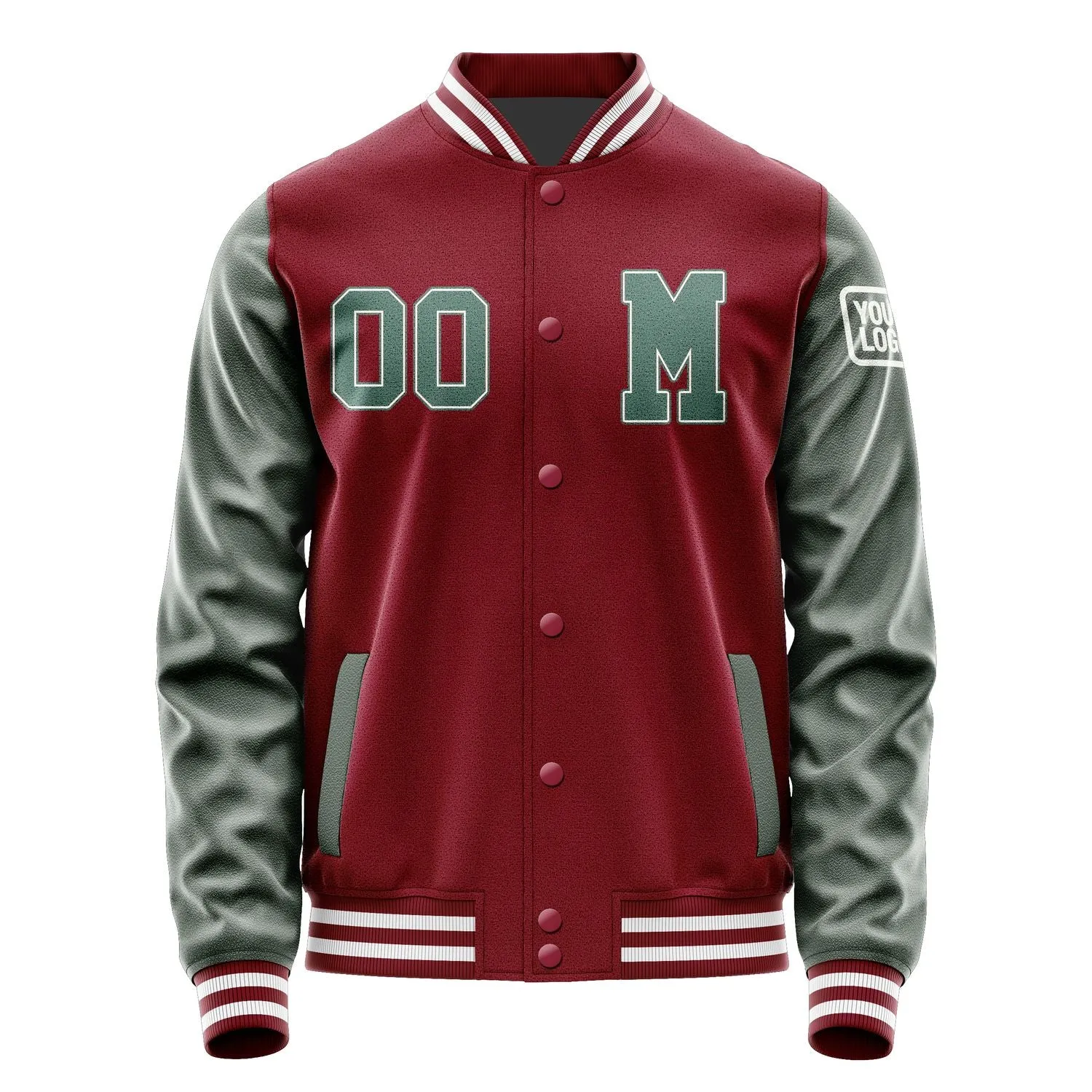 Custom Crimson Red Blue Green Jacket sold by Tailorly product image thumbnail 4