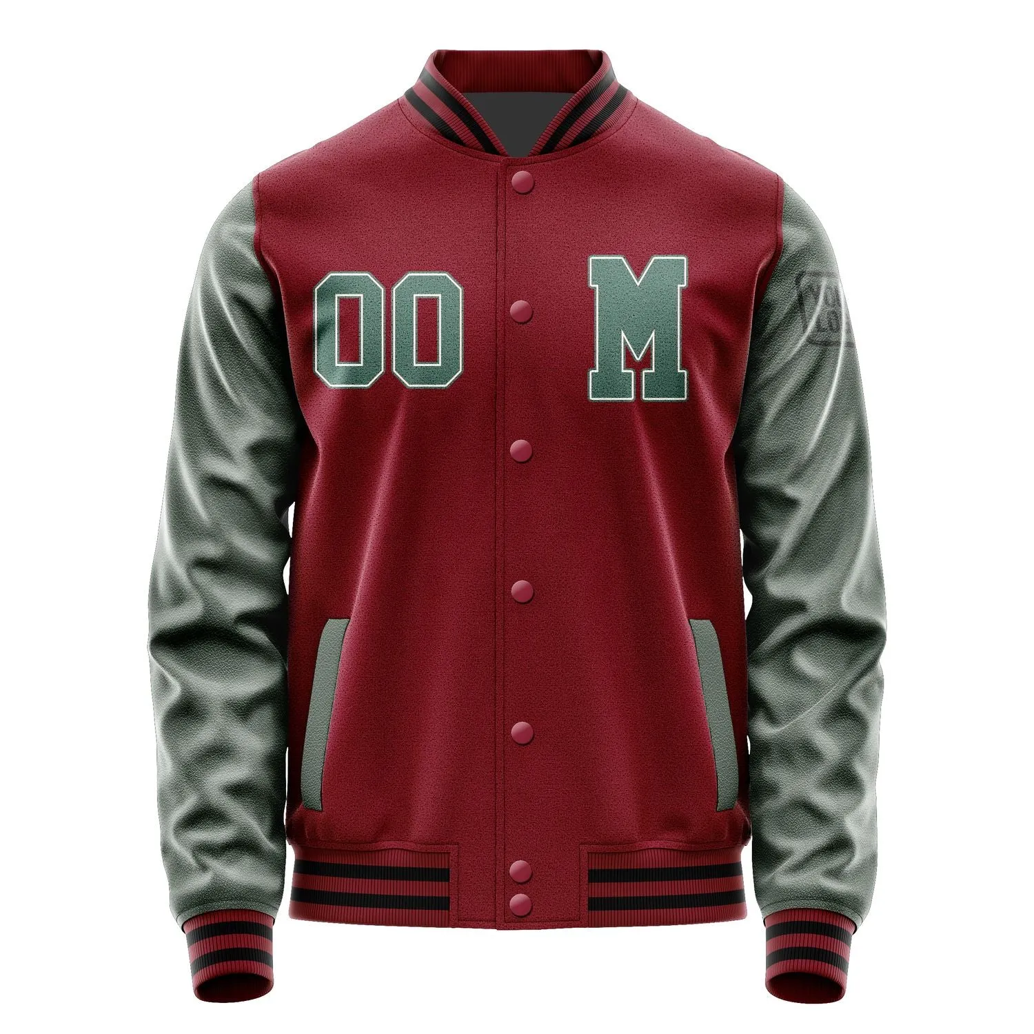 Custom Crimson Red Blue Green Jacket sold by Tailorly product image thumbnail 4
