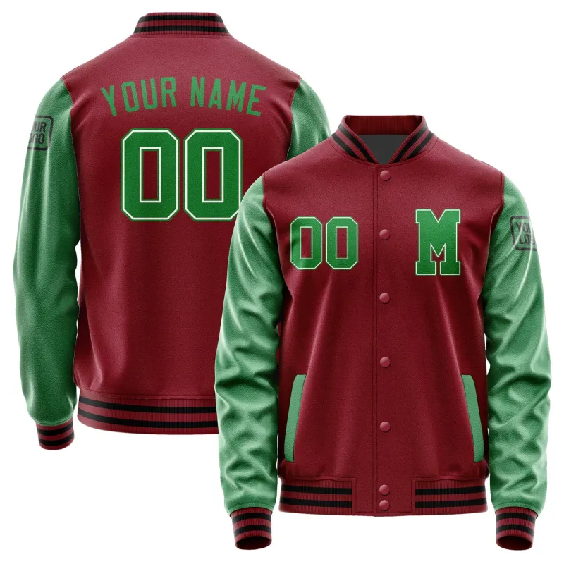 Custom Crimson Red Emerald Green Jacket sold by Tailorly