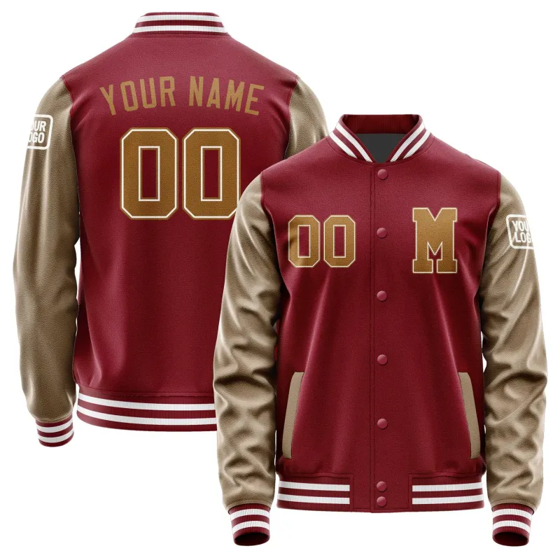 Custom Crimson Red Khaki Jacket sold by Tailorly