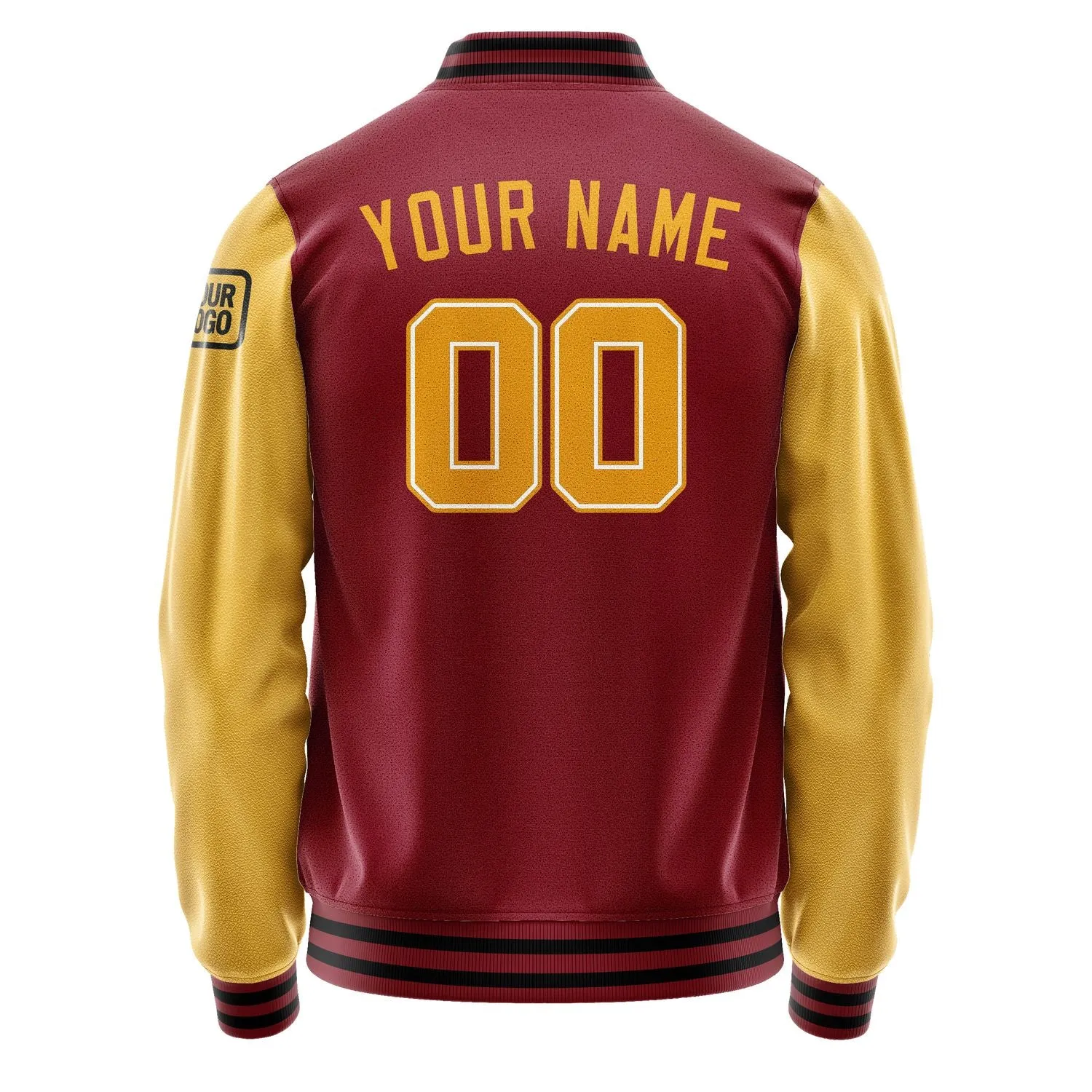Custom Crimson Red Yellow Jacket sold by Tailorly product image thumbnail 3
