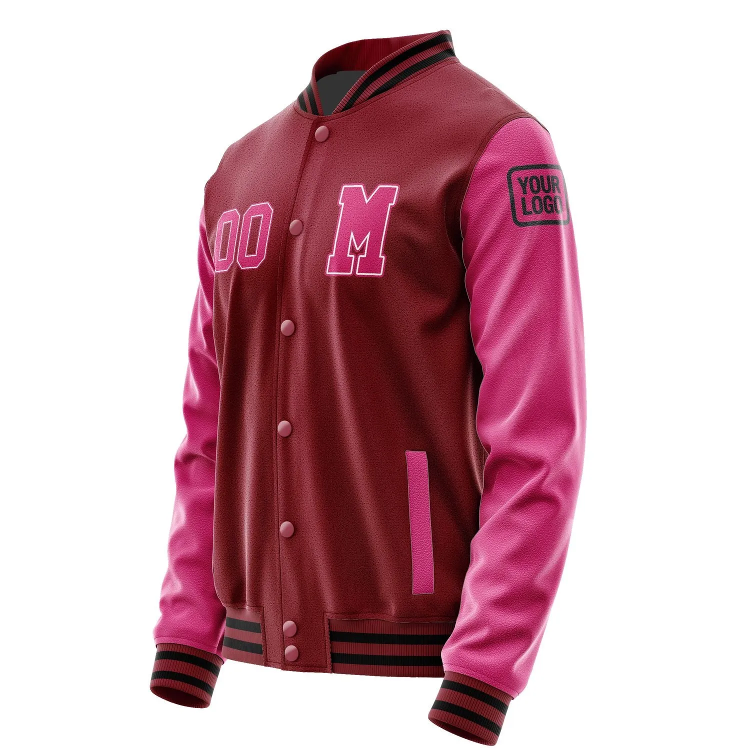 Custom Crimson Red Pink Jacket sold by Tailorly product image thumbnail 2