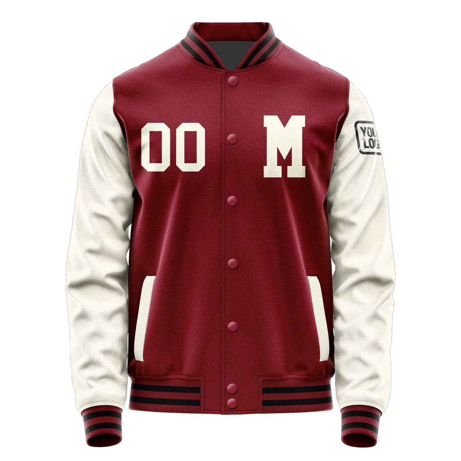 Custom Crimson Red Cream Jacket sold by Tailorly product image thumbnail 4