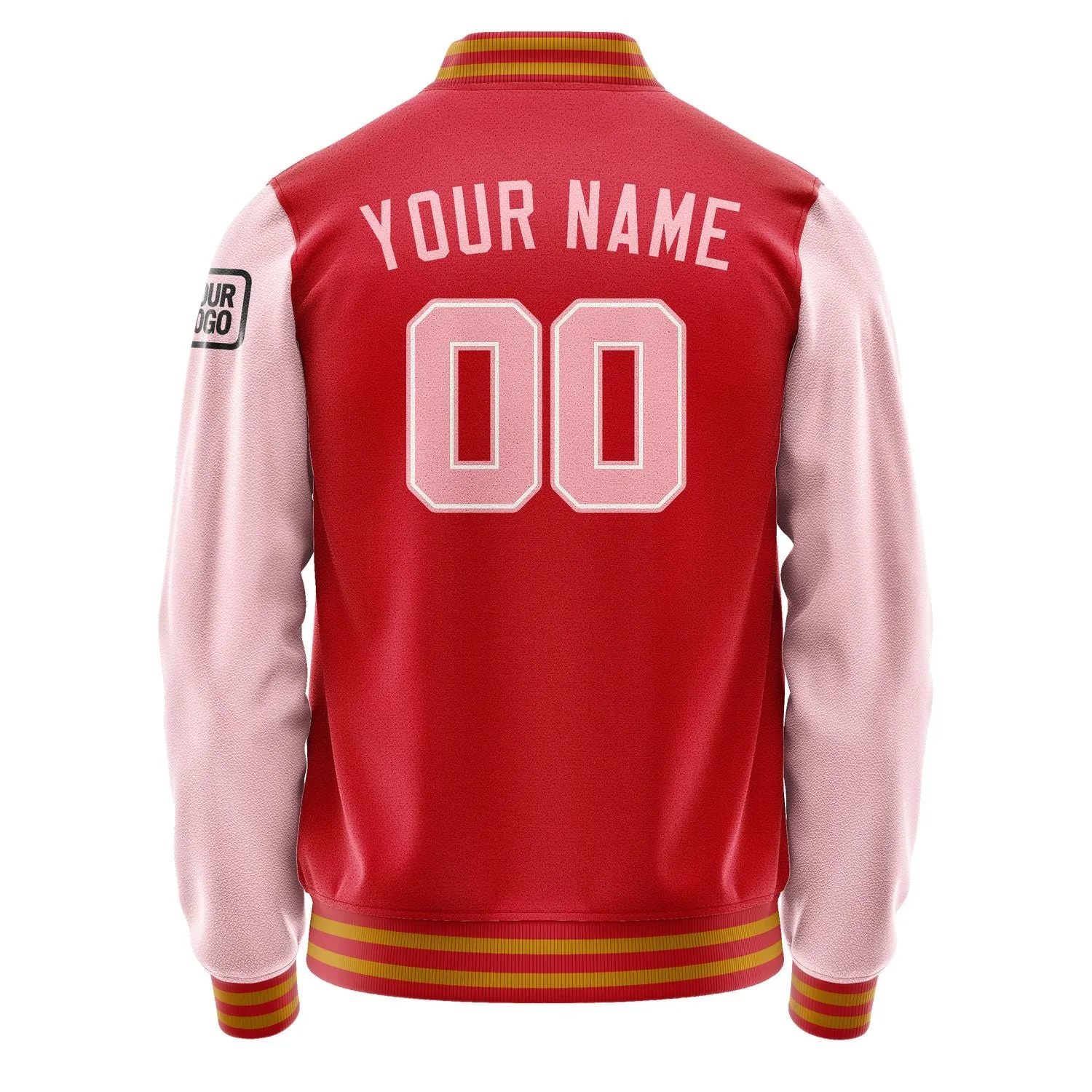 Custom Red Light Pink Jacket sold by Tailorly product image thumbnail 3