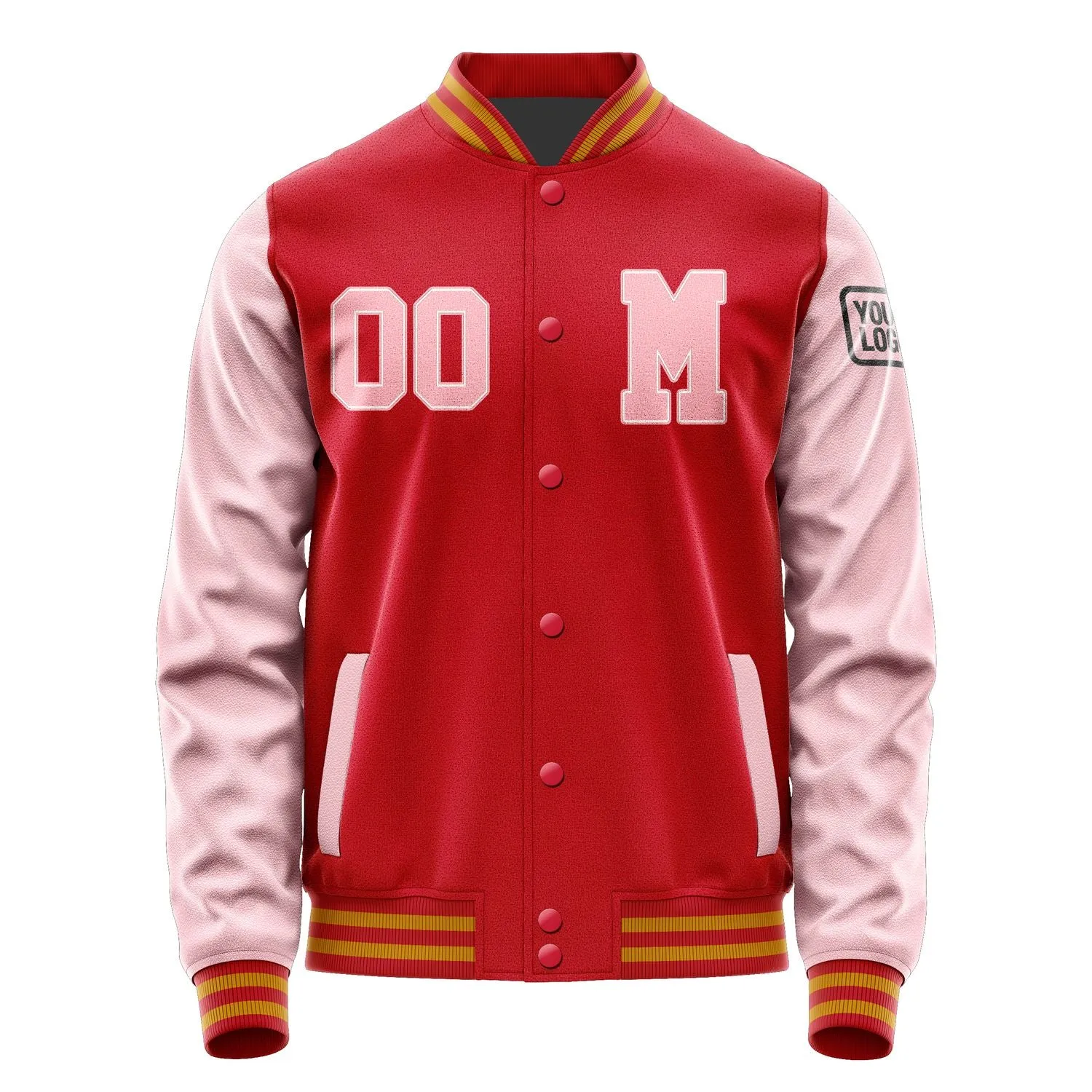 Custom Red Light Pink Jacket sold by Tailorly product image thumbnail 4