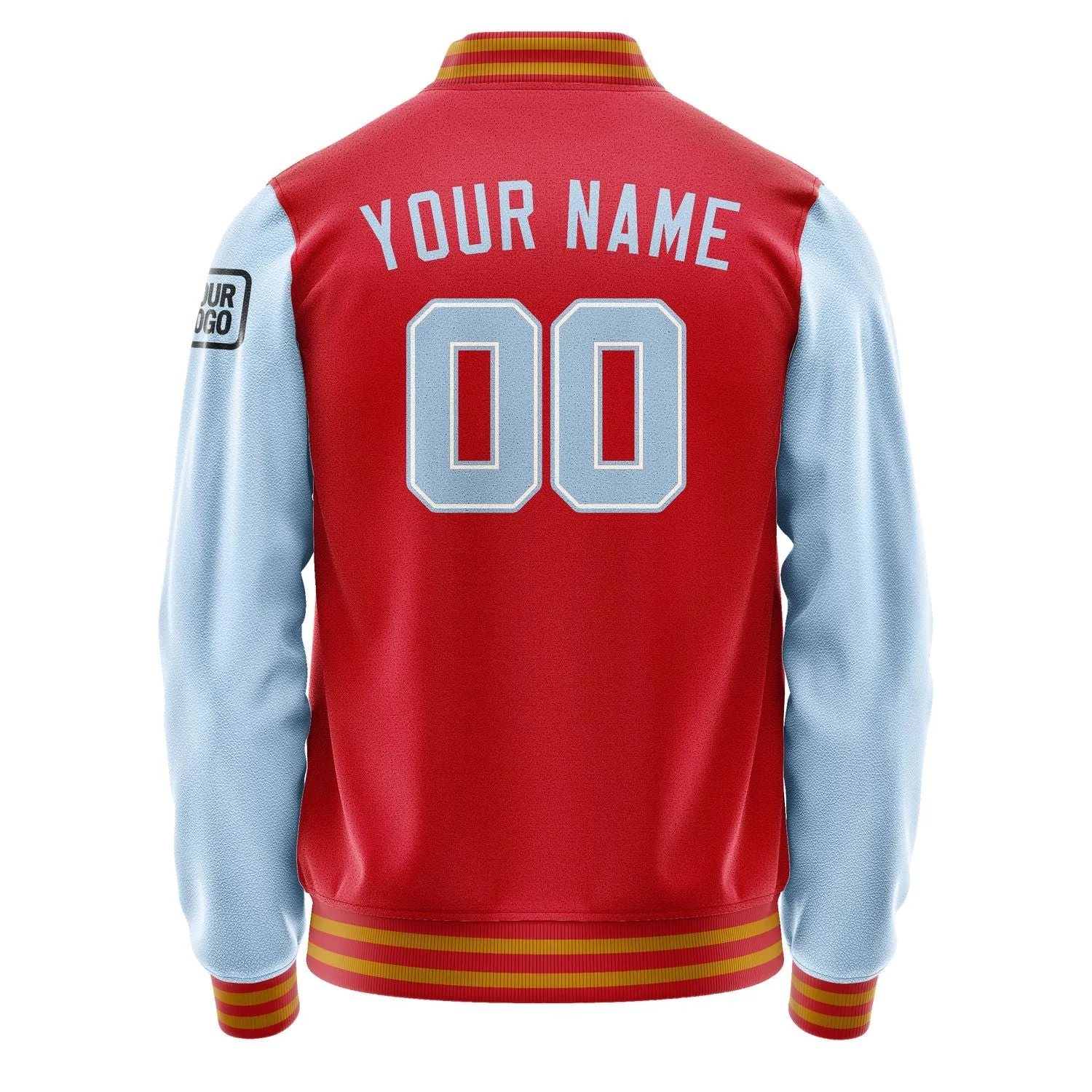 Custom Red Light Blue Jacket sold by Tailorly product image thumbnail 3