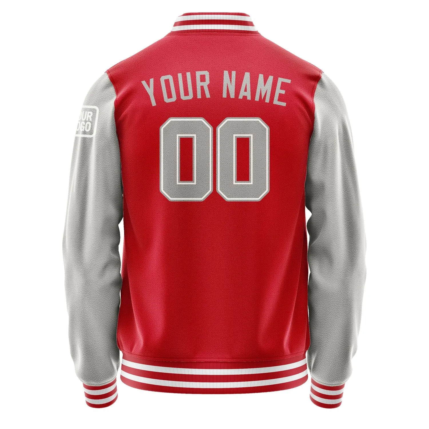 Custom Red Gray Jacket sold by Tailorly product image thumbnail 3