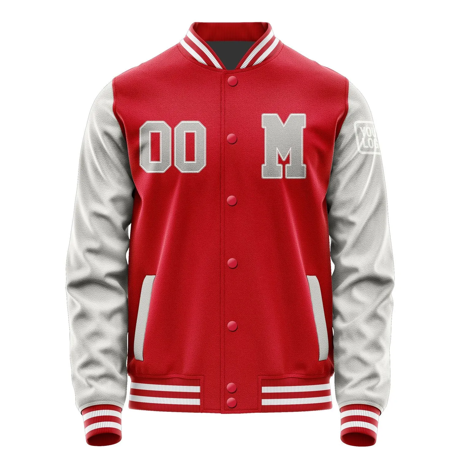 Custom Red Gray Jacket sold by Tailorly product image thumbnail 4