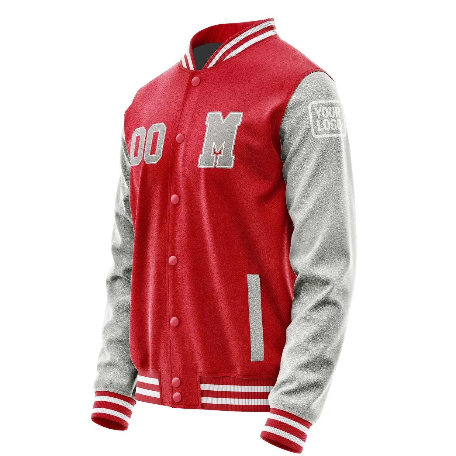 Custom Red Gray Jacket sold by Tailorly product image thumbnail 2
