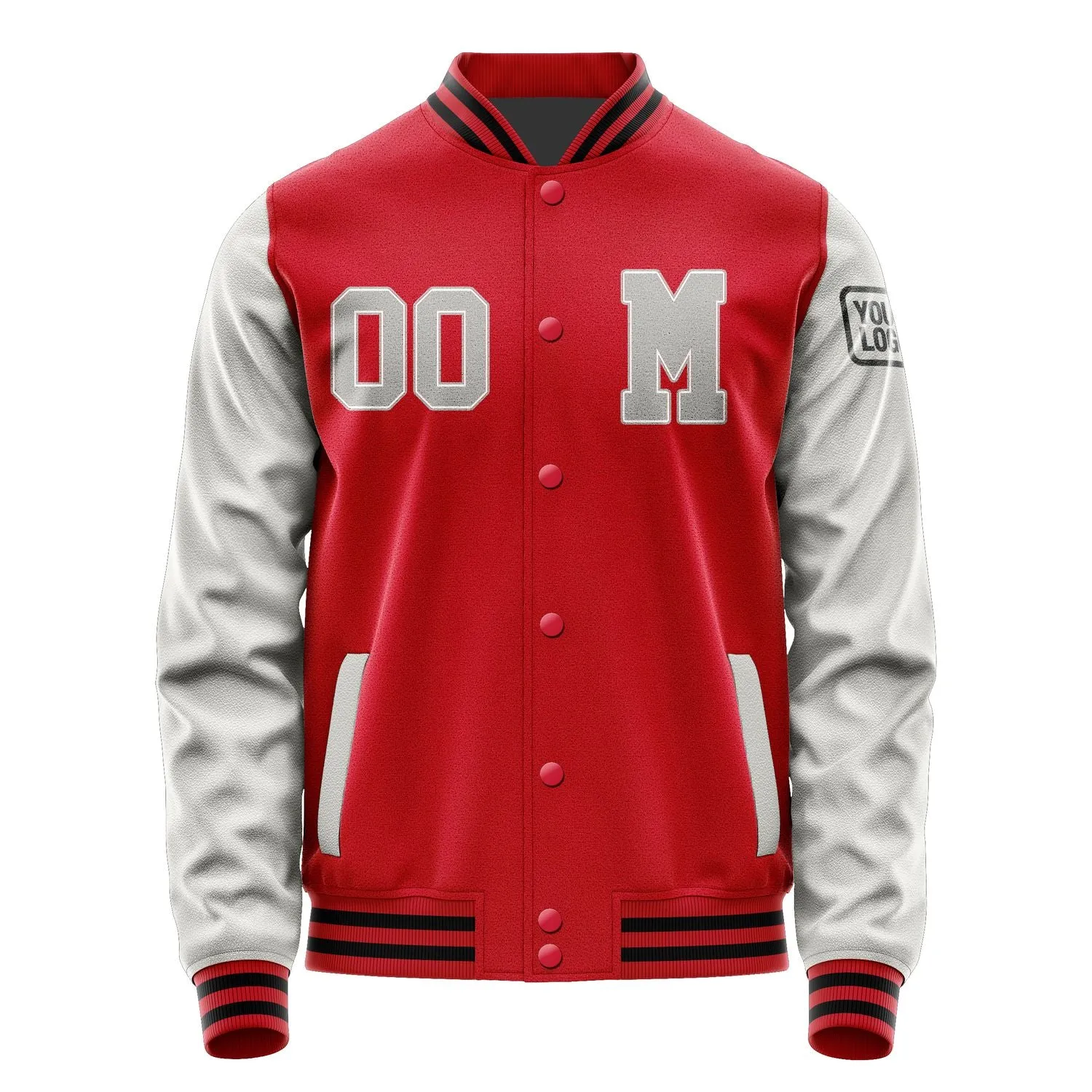 Custom Red Gray Jacket sold by Tailorly product image thumbnail 4