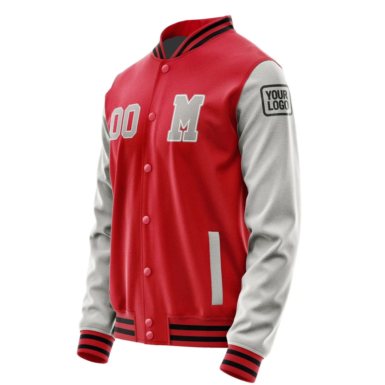 Custom Red Gray Jacket sold by Tailorly product image thumbnail 2