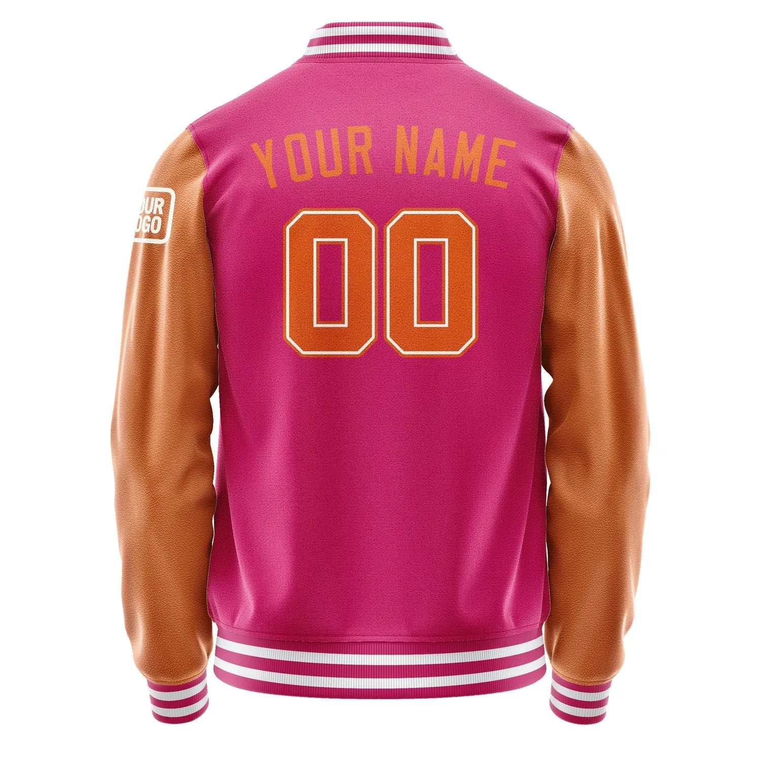 Custom Pink Orange Jacket sold by Tailorly product image thumbnail 3