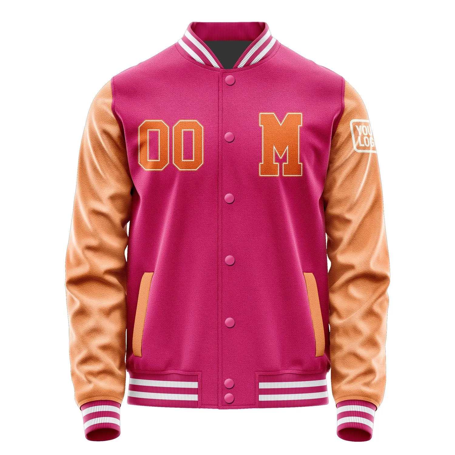 Custom Pink Orange Jacket sold by Tailorly product image thumbnail 4