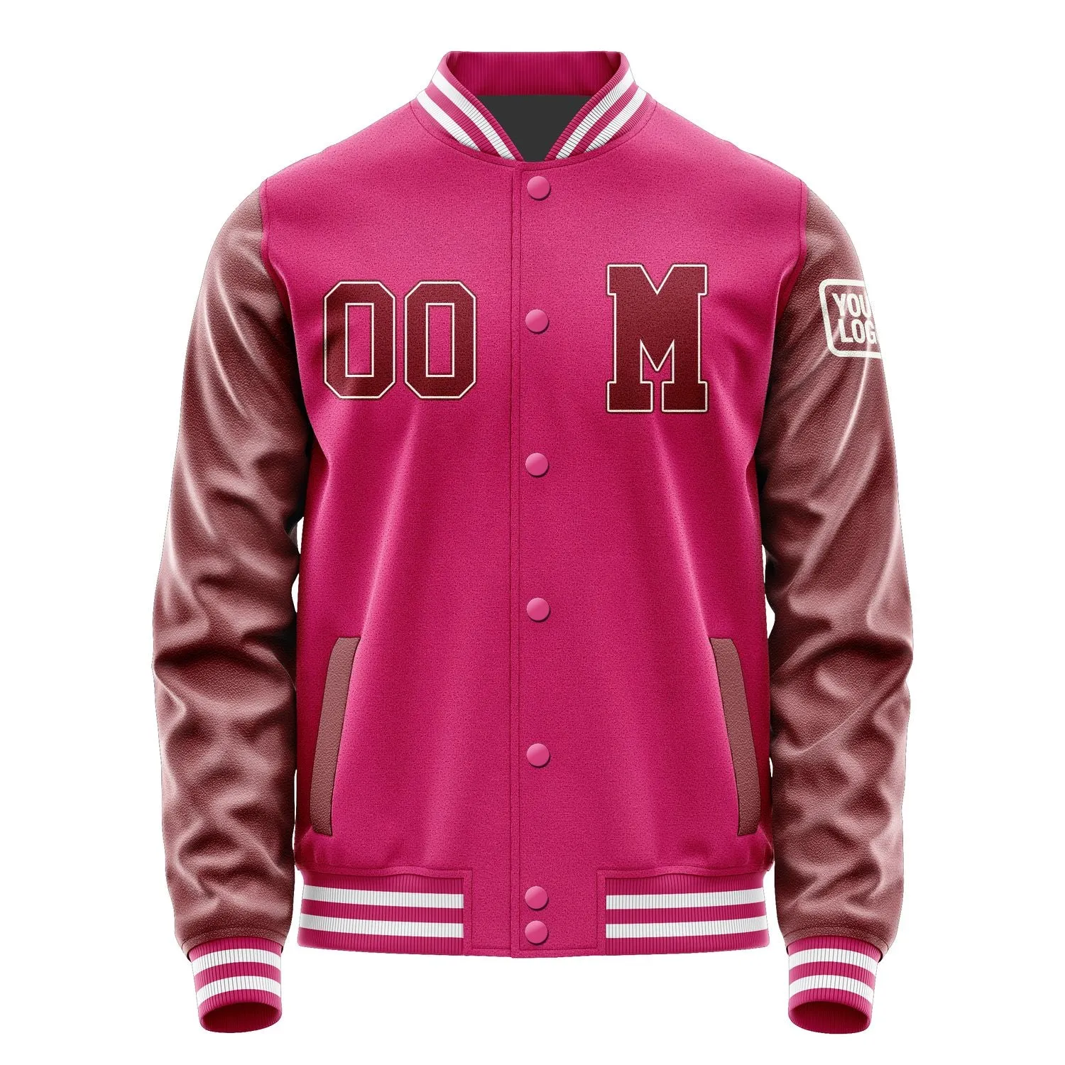 Custom Pink Crimson Red Jacket sold by Tailorly product image thumbnail 4
