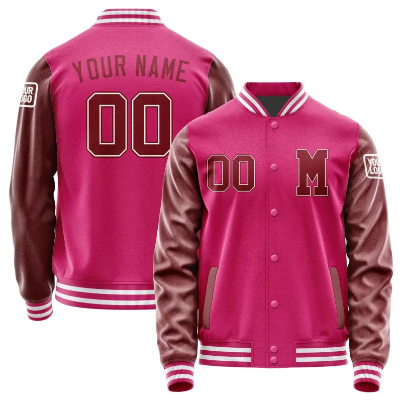 Custom Pink Crimson Red Jacket sold by Tailorly