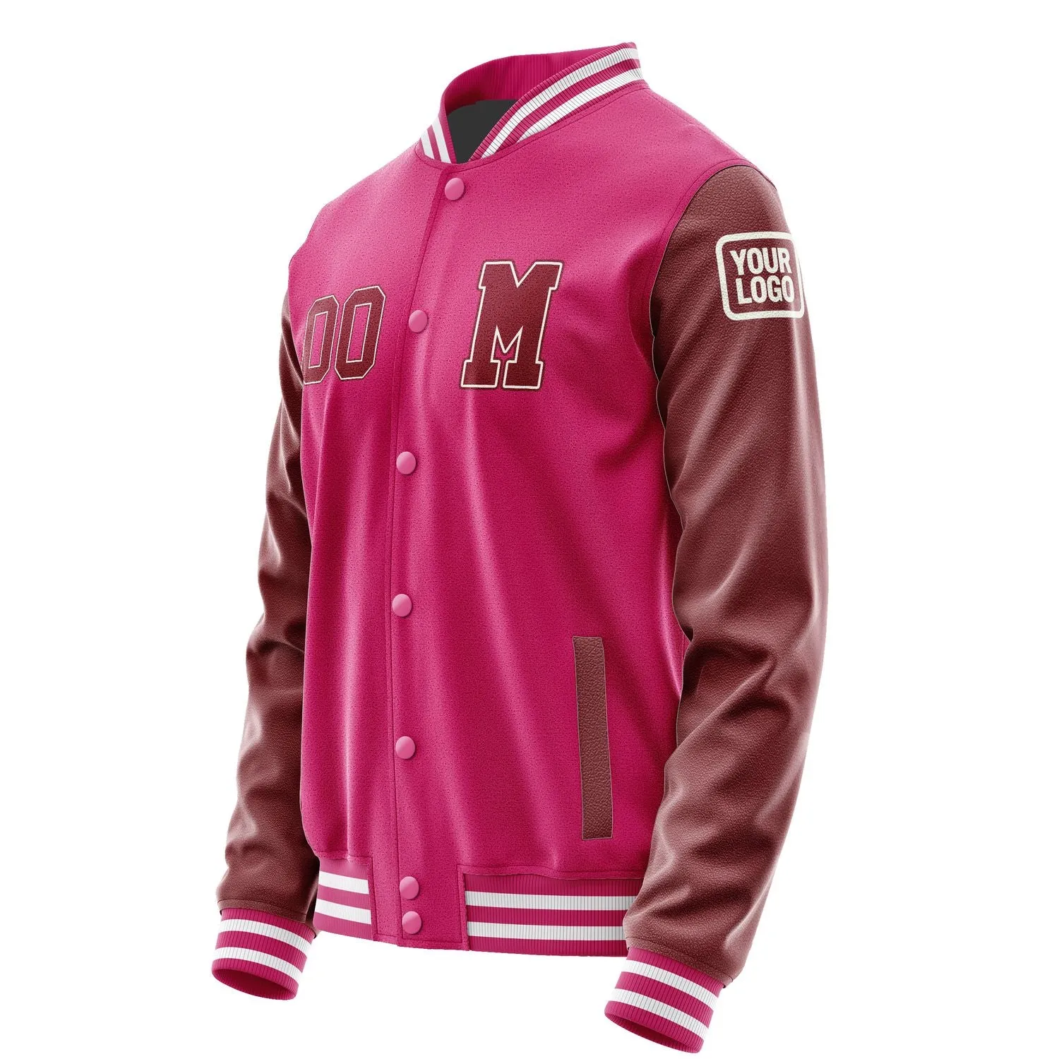 Custom Pink Crimson Red Jacket sold by Tailorly product image thumbnail 2