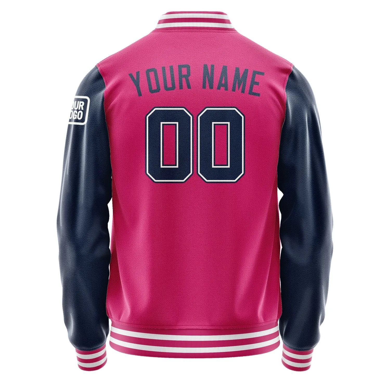 Custom Pink Blue Jacket sold by Tailorly product image thumbnail 3