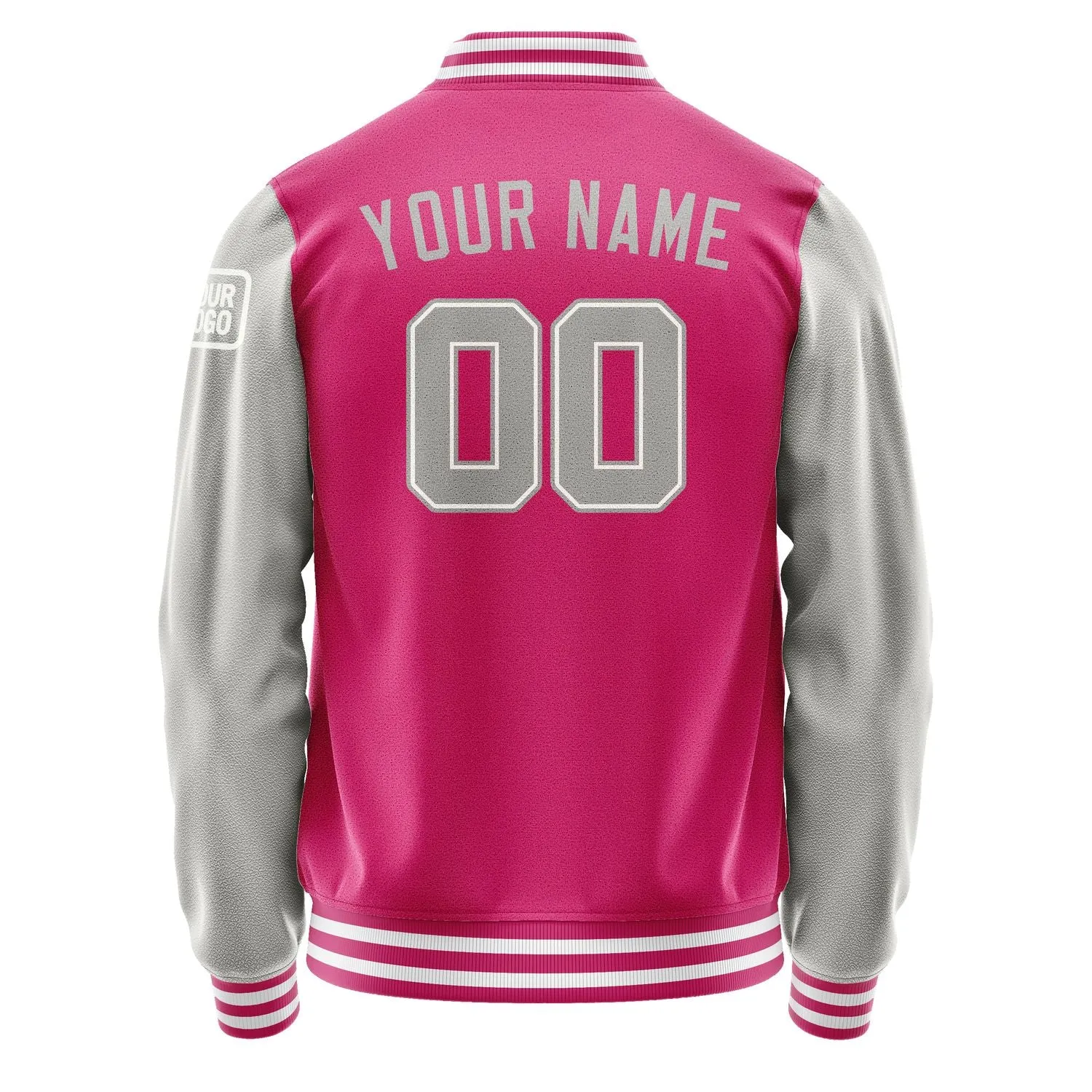 Custom Pink Gray Jacket sold by Tailorly product image thumbnail 3